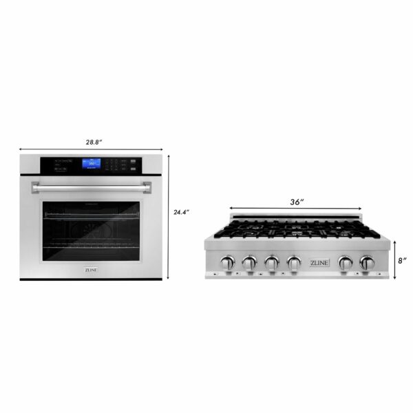 ZLINE 30 4.0 cu. ft. Dual Fuel Range with Gas Stove and Electric Oven in  Fingerprint Resistant Stainless Steel Stainless Steel RASZ-WM-30-G - Best